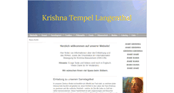 Desktop Screenshot of gaura-bhakti.ch